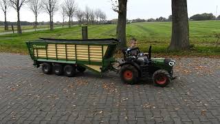 Mini Fendt 1050 Krone TX560 silage trailer [upl. by Ruford499]