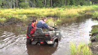 VTT dans la boue  ATV in mud  SaintRaymond de Portneuf Quebec [upl. by Saravat]