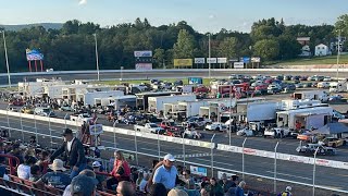 Jennerstown Speedway USAC Silver Crown Qualifying [upl. by Meekyh]