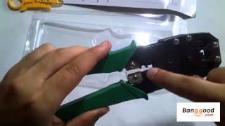 Crimpadora RJ45 RJ11 RJ12 Net Cable Pliers Cable Crimper Network Crimping Toolsbanggodcom [upl. by Thirion]