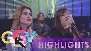 GGV Aegis tries to sing their song quotBasang Basa Sa Ulanquot backwards [upl. by Sanson]