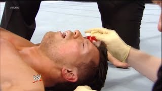 WWE Raw 1021st2012  Kofi vs The Miz Blood [upl. by Syst986]