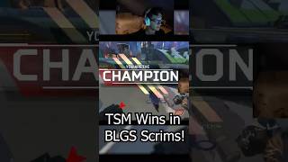 TSM Wins 3 Stright in BLGS Scrims shorts apexlegends apexlegendsclips [upl. by Jacobo]