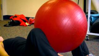 Hip Adductor Exercises on the Ball  Smart Exercises [upl. by Armillda]