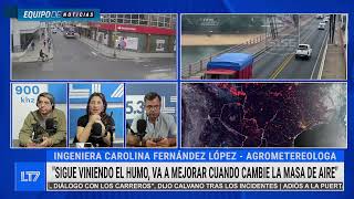 Corrientes cubierta por humo de incendios charlamos con Carolina Fernández López Ing Agrónoma [upl. by Mandler]