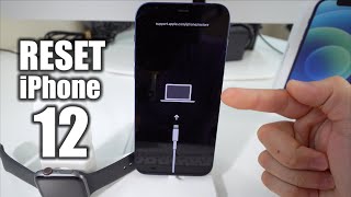 How To Reset amp Restore your Apple iPhone 12  Factory Reset [upl. by Leuname157]