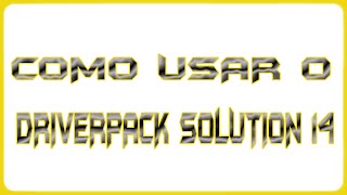 DRIVERPACK SOLUTION 14 [upl. by Airasor352]