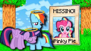 Angel My Little Pony Find Pinkie Pie in Minecraft [upl. by Eilime]