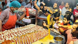 How make Effortless 50 shami burger King MAKING street food Pakistan she is going through this with [upl. by Eulaliah]