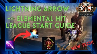 PoE 325 Lightning Arrow  Elemental Hit of Spectrum League Start Guide [upl. by Whallon]