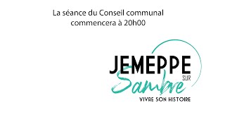 Conseil Communal de JemeppesurSambre  25 mars 2024 [upl. by Fitton]