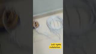 led lights installationled tube light installationlight led electricwiring [upl. by Han]