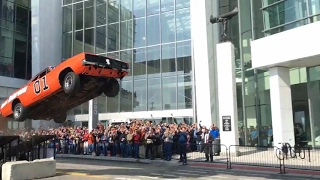 Spectacular General Lee stunt jump in Detroit [upl. by Binky138]