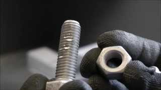 Stainless Steel Thread Galling Fasteners RVS INOX [upl. by Zucker]