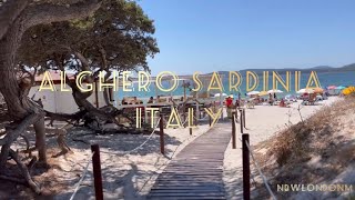 Alghero Sardinia Beach Clubs  Reastuarant  Night Life  Things to DO [upl. by Yug]