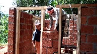 laterite stone house work [upl. by Khalil]