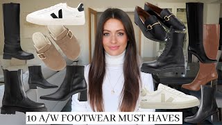 AUTUMN  WINTER MUST HAVE FOOTWEAR  TOP 10 SHOES amp BOOTS FOR FALL [upl. by Merth]