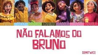 NÃO FALAMOS DO BRUNO  TODOS JUNTOS CANTANDO  EM VÁRIOS IDIOMAS encanto [upl. by Torrin490]