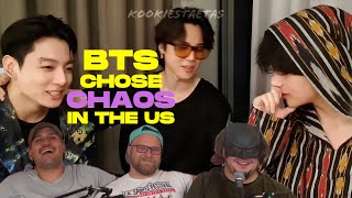 BTS chose CHAOS in the US REACTION [upl. by Hamas975]