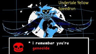 Undertale Yellow Genocide Speedrun 11804 [upl. by Renckens117]