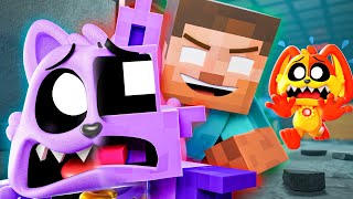 SMILING CRITTERS Turn Into Minecraft Poppy Playtime Animation [upl. by Ysiad]