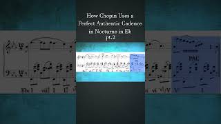 How Chopin Uses a Perfect Authentic Cadence pt 2  How Composers Use Series musictheory chopin [upl. by Oona]