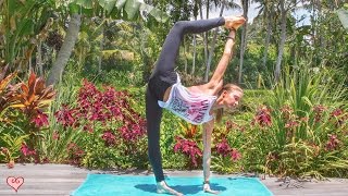 Yoga For Leaner Legs ♥ Strength Tone amp Balance  Ubud Yoga [upl. by Cherice]