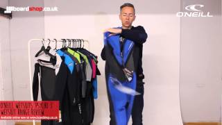 ONeill Psycho 3 2015 Wetsuit Range Review [upl. by Isbel]