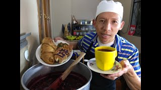 Como elaborar Colada Morada Tradicional Ecuador Con el Toque de Luis [upl. by Sucramed]