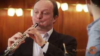 Oboe lessons Leleux Oboe Masterclass Mozart oboe concerto [upl. by Laenaj]