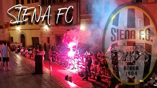 Siena FC  Tifosi Former Serie A team 04092024 [upl. by Aicirtak]