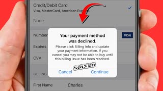 How to Fix Your Payment Method Was Declined App Store  iOS 18 [upl. by Joash]