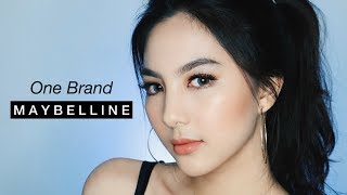 ONE BRAND MAYBELLINE  Easy Glowing Bronze Makeup Tutorial ✨ [upl. by Wendye]