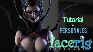 Facerig  Tutorial para agregar personajes [upl. by Clarette]