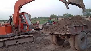 Excavator Digging Mud Pit [upl. by Hattie224]