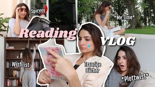 Gehypte Bücher Live Reaktionen Bookshopping ampampamp  READING VLOG ohne Spoiler [upl. by Burt406]