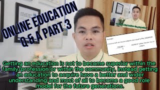 Online Education Question amp Answer Part3 amaoed onlineeducation [upl. by Enneyehc137]