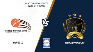 Match 52  UCC vs PRD  Highlights  ECS Czechia 2024  27 Jun 2024  ECS24562 [upl. by Alcot]