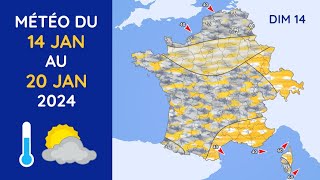 Météo du Dimanche 14 au Samedi 20 Janvier 2024 [upl. by Aym297]