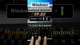 Windows keyboard shortcuts Ep22 Minimize App Windows [upl. by Clance343]