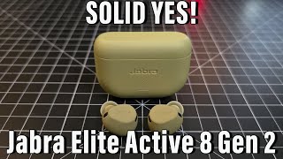 Jabra Elite 8 Active Gen 2 Review Ultimate Workout Earbuds with Dolby Audio 🎧  Unboxing amp Test [upl. by Mallorie]