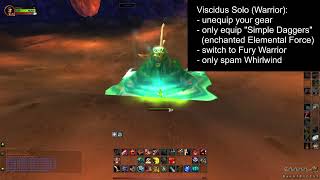 Viscidus Solo Guide Warrior WoW Retail Dragonflight 2023 [upl. by Elleunamme875]