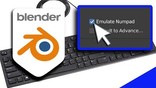 How to turn on Numpad HotKeys for Laptop in Blender 361 blender blender361 [upl. by Douglas]