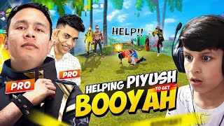 Helping Piyush Bhai piyushjocgaming to Get Booyah in Free Fire ✌ Tonde Gamer [upl. by Cardinal658]