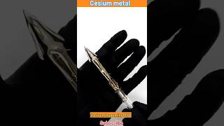 Cesium metal science sciencefacts youtubeshorts trendingshorts [upl. by Susan624]