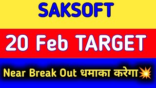 saksoft share latest news  saksoft share latest news today [upl. by Drofnas]