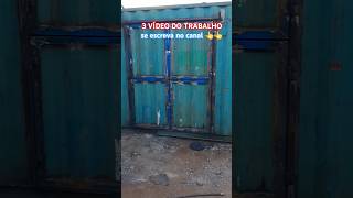 3 VÍDEO DE COMO ABRIR PORTA NO CONTAINERE container soldagem ferrodesolda ofcina shorts [upl. by Emory]