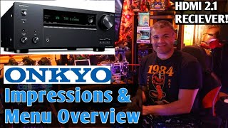 I love this AVR Onkyo TXNR7100  Setup and Menu Overview [upl. by Witte179]