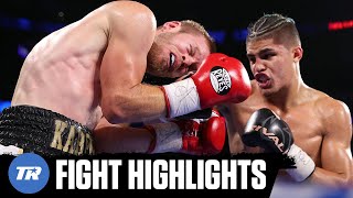 Xander Zayas Makes Dan Karpency at the End of Round 4  FIGHT HIGHLIGHTS [upl. by Sabas880]