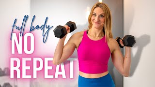 Full Body Strength Training for Definition  NO REPEAT [upl. by Worth524]